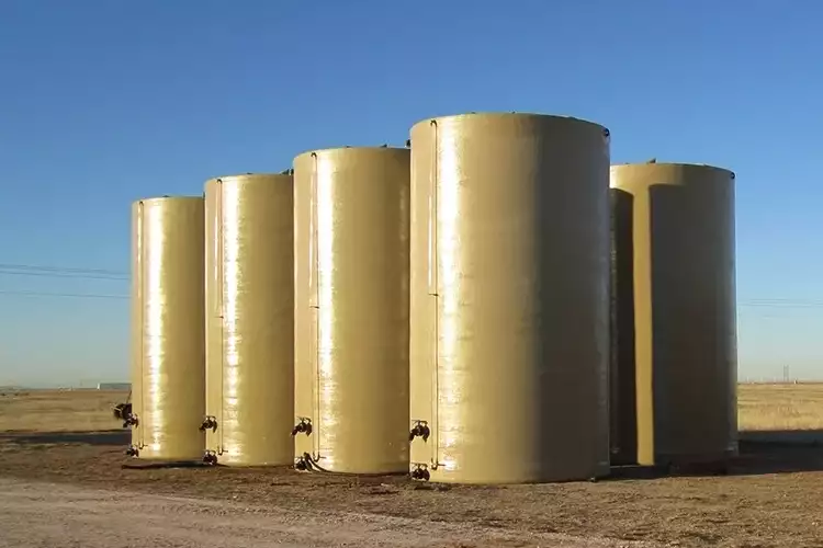 Вертикальные резервуары 95 м3 под топливо и нефтехимию