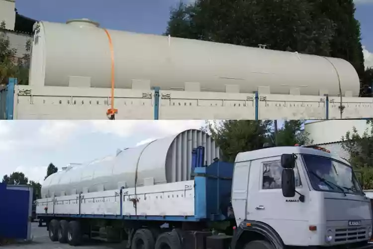 Подземный резервуар с двойной стенкой на 50 м3